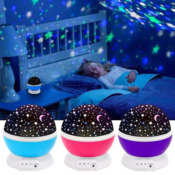 Star 360 Degree Rotation Lamp Projector